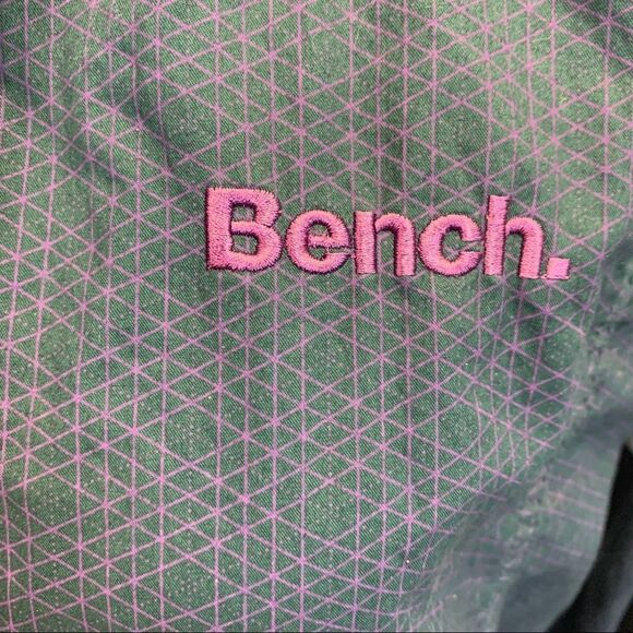 Bench Navy blue purple detail hooded barbeque jacket Sz XL - Picture 7 of 12